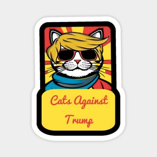 Cats Against Trump Magnet