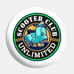 SCOOTER CLUB UNLIMITED Pin