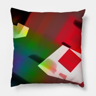 red black abstract texture design Pillow