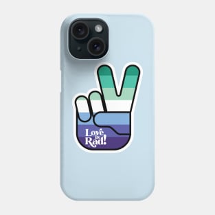 Love is Rad! Peace Sign Phone Case