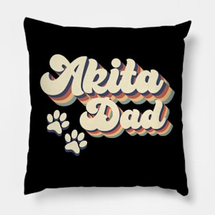 Akita Dad Gift For Lovers of Dogs Pillow