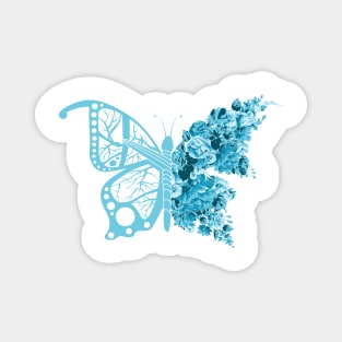Floral Butterfly Magnet