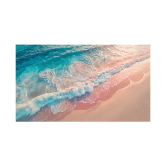 Pastel colors beach by psychoshadow