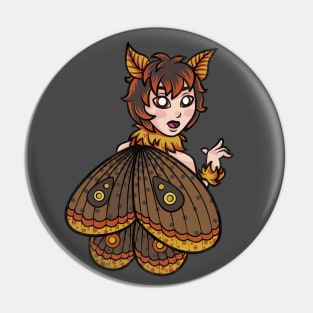 Moth girl Pin