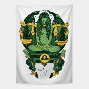 Forrest Green Libra Beauty Tapestry