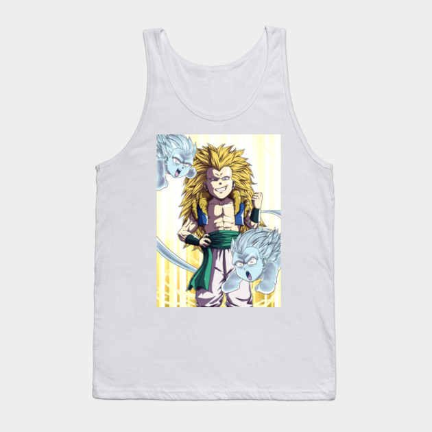 Gotenks Ssj 3 Ghost Kamikaze Dragonball Z Tank Top Teepublic