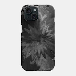 Black Rose Fluid Pour Phone Case