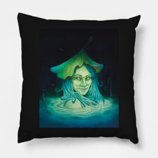 Pond Girl Pillow