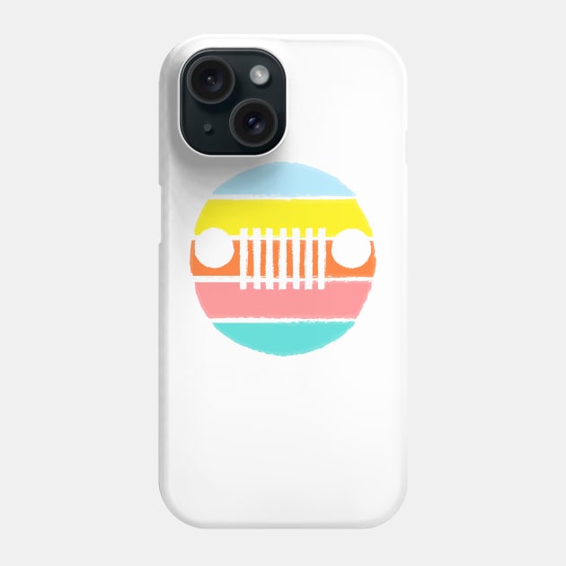 Jeep Wrangler Retro Phone Case by miranda_cheynne