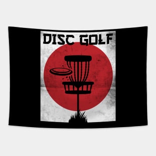 Cool Japanese Disc Golf Design T-Shirt Tapestry