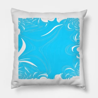 Bubblegum clouds Pillow