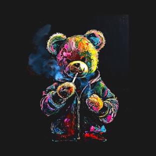 Smoking Teddy Bear #1 T-Shirt