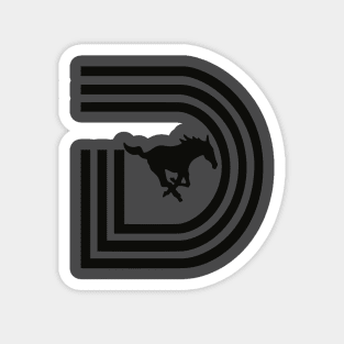 SMU Triple D Logo BW Magnet