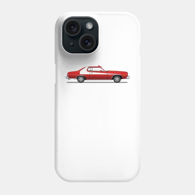 Starsky and Hutch Car Gran Torino Phone Case by Iftis