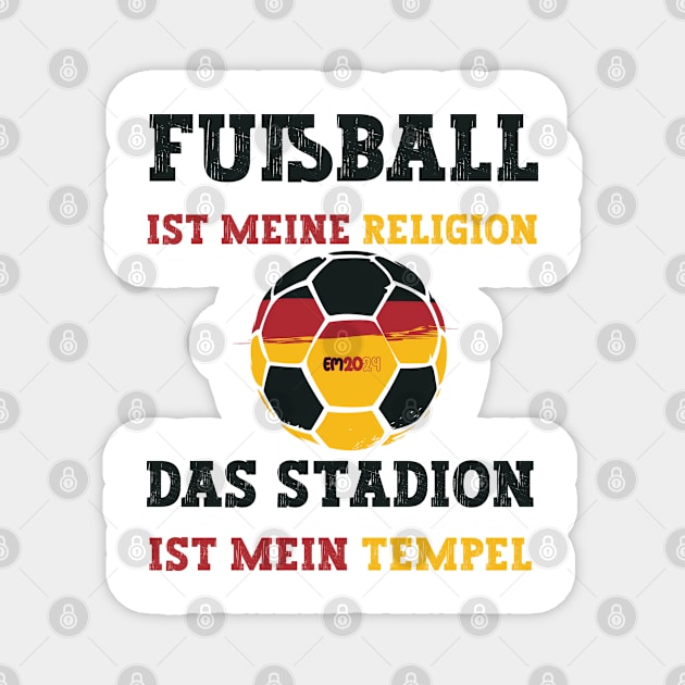 Fußball ist meine Religion, das Stadion ist mein Tempel Magnet by FehuMarcinArt