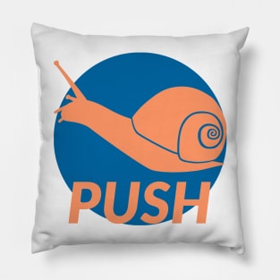 Snail Push Pillow