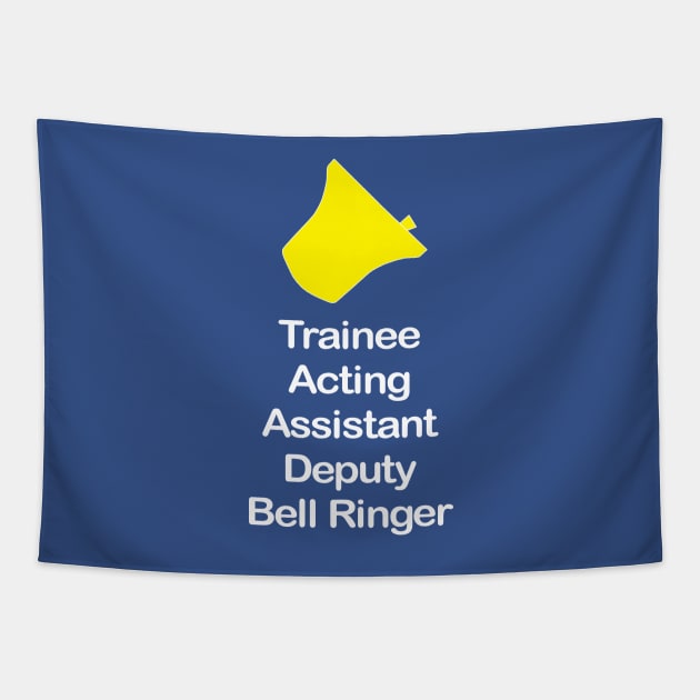 Trainee Bell Ringer (Dark Background) Tapestry by Grandsire