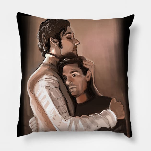 Quentin & Eliot Pillow by Daria Popkova