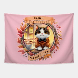 Cat Couture Bespoke Vicuña Kawaii Nana Love 20C Tapestry