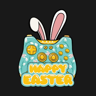 Happy Easter Video Game Bunny Gaming Controller Gamer T-Shirt