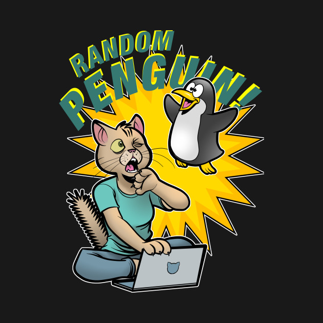 Discover SFF180: Random Penguin! - Science Fiction - T-Shirt