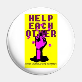 Help each other - Drug Abuse Pin