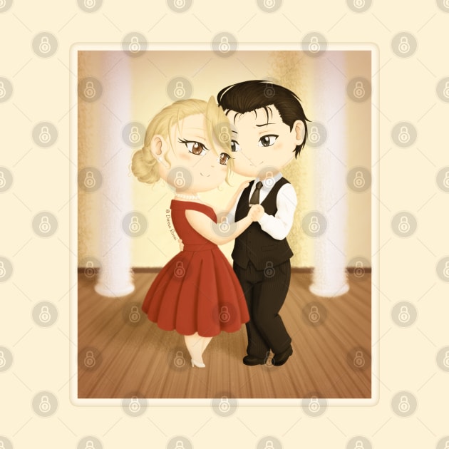 Dancing together - Chibi Royai by SilveryDreams