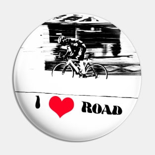 Road Bike Bike Cycling T-Shirt Pin