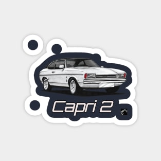 Geo3Doodles Ford Capri Mk2 Doodle Magnet