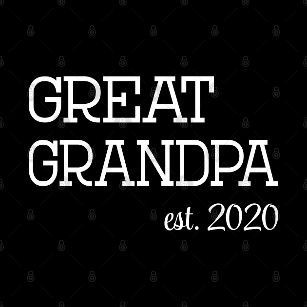 Great Grandpa Est 2020 Pregnancy Announcement by LotusTee