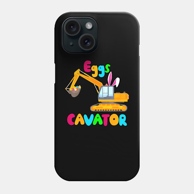 Eggs Cavator Easter Excavator Hunting Egg Kids Phone Case by sleepsky