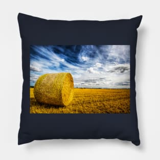 Harvest Time on The Lincolnshire Wolds Pillow