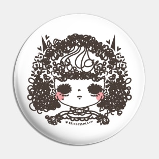 whimsical girl illustration Pin