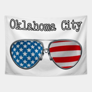 AMERICA PILOT GLASSES OKLAHOMA CITY Tapestry