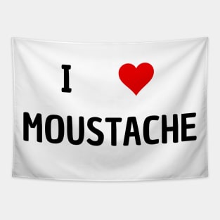 i love moustache Tapestry