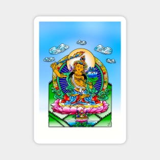 Manjushri, bodhisattva buddist art Magnet