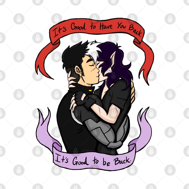 It’s Good to be Back Sheith Kiss - Voltron Legendary Defender by One Creative Ginger