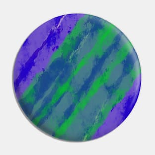 blue, mauve and green Pin