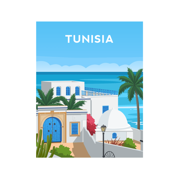 Tunisia, Sidi Bou Said by typelab