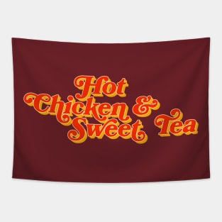 Hot Chicken and Sweet Tea - Nashville Tennessee Tapestry