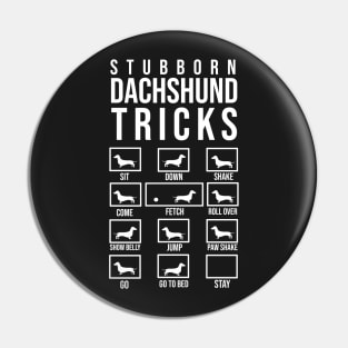 Stubborn dachshund tricks Pin