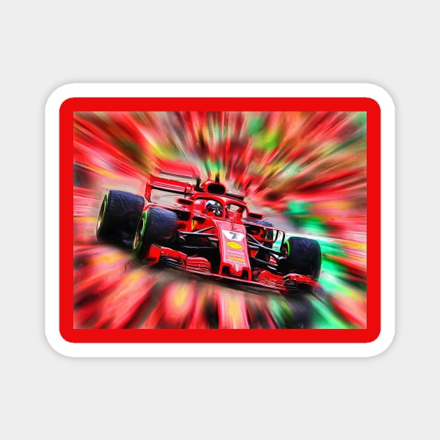 Kimi Raikkonen Magnet by DeVerviers