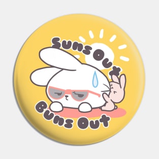 Cute Bunny Suns Out Buns Out | Loppi Tokki Relaxation Pin