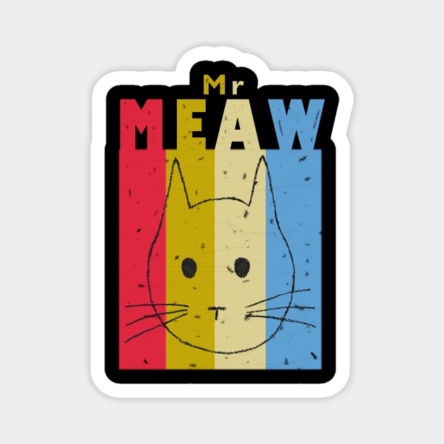 Mr Meaw Magnet by wael store