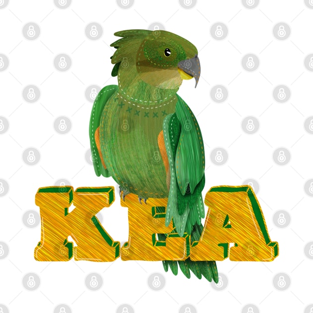 Kea New Zealand native bird by mailboxdisco