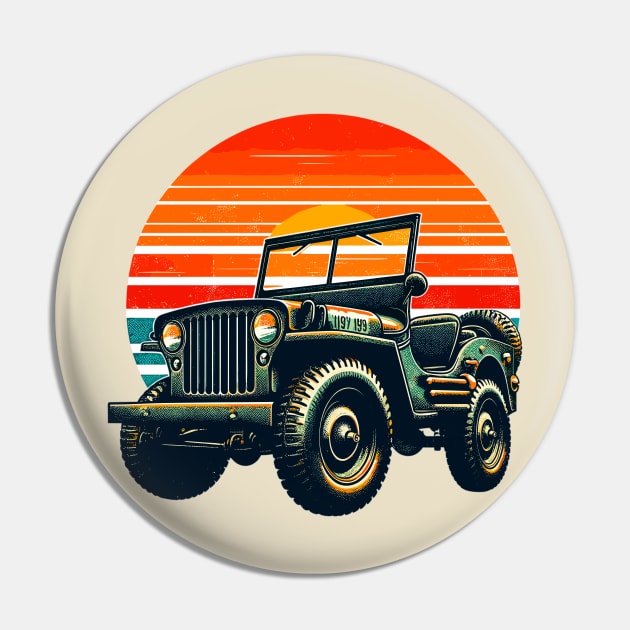 Willys Jeep Pin by Vehicles-Art