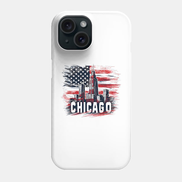 Chicago Phone Case by Vehicles-Art