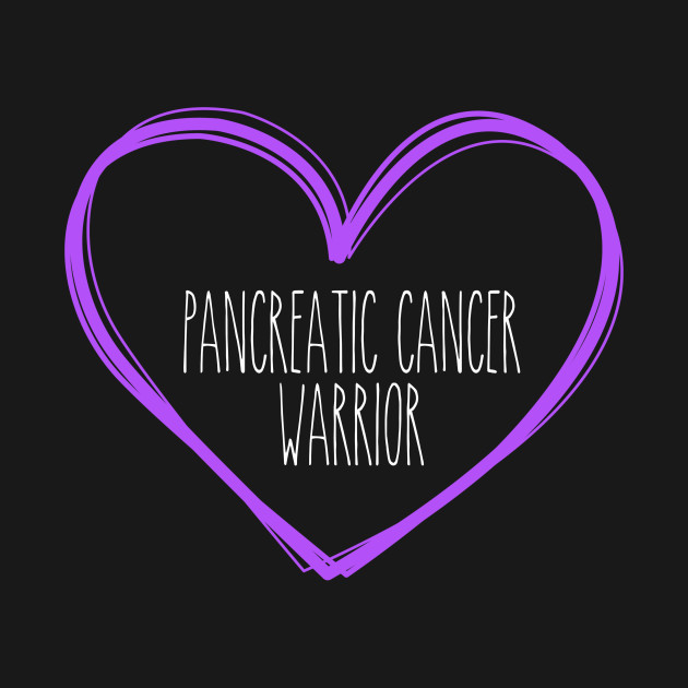 Disover Pancreatic Cancer Warrior Heart Support - Pancreatic Cancer - T-Shirt