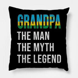 Grand Father Rwandan Grandpa The Man The Myth The Legend - Gift for Rwandan Dad With Roots From  Rwanda Pillow