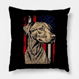 Noble Nuzzles Rhodesian Ridgeback Merch Pillow